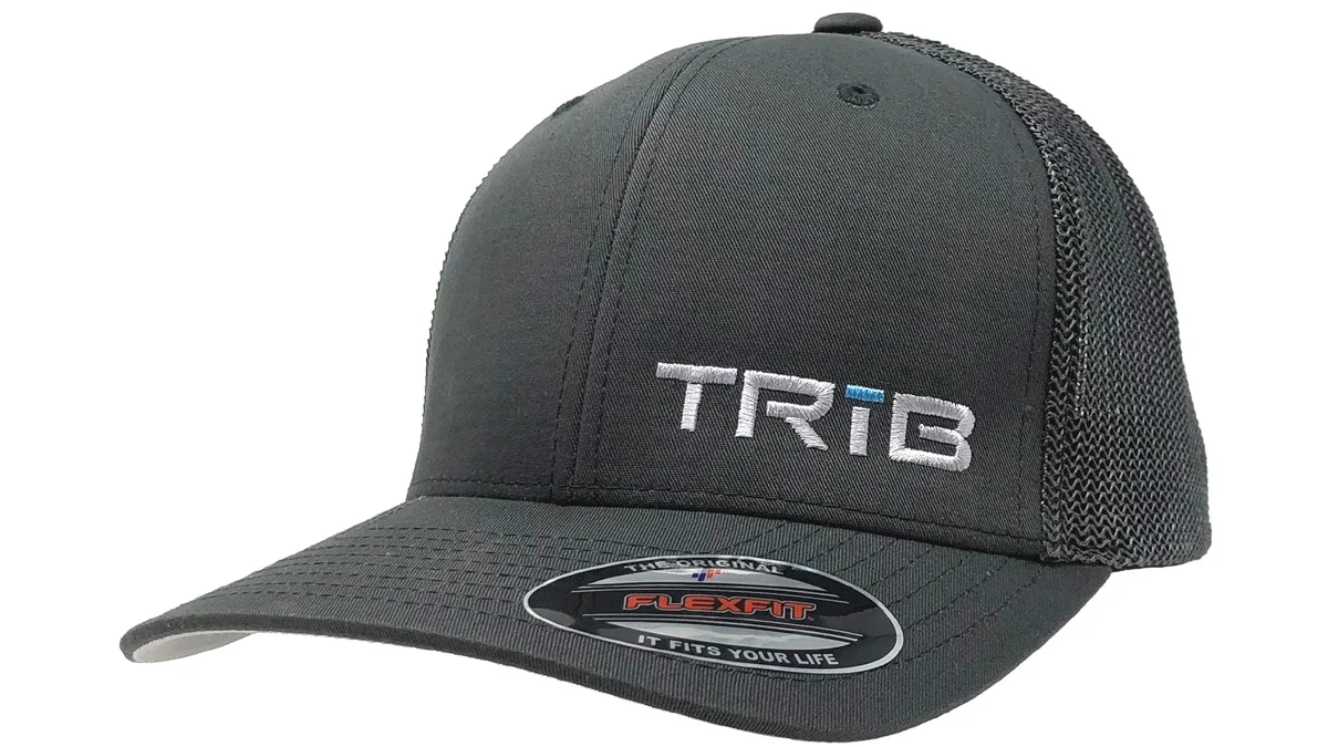 Flexfit Men's Mesh Trucker Hat - Charcoal Grey — TRiB